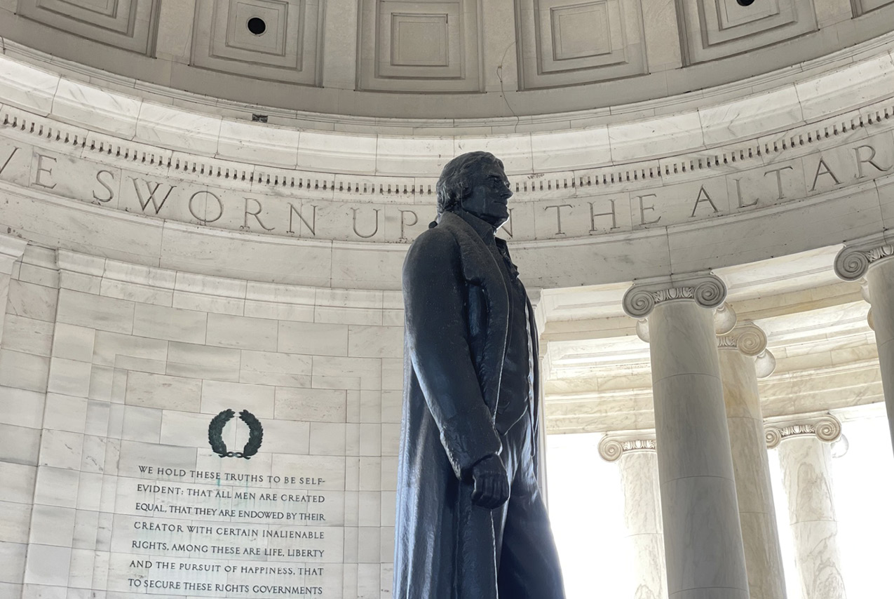 Jefferson Memorial in Washington, DC (Courtesy J. Church)
